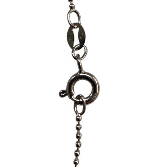 Sterling Silver Heart Pendant Necklace With "Forever And Always" Engraving & CZ - Picture 5 of 7